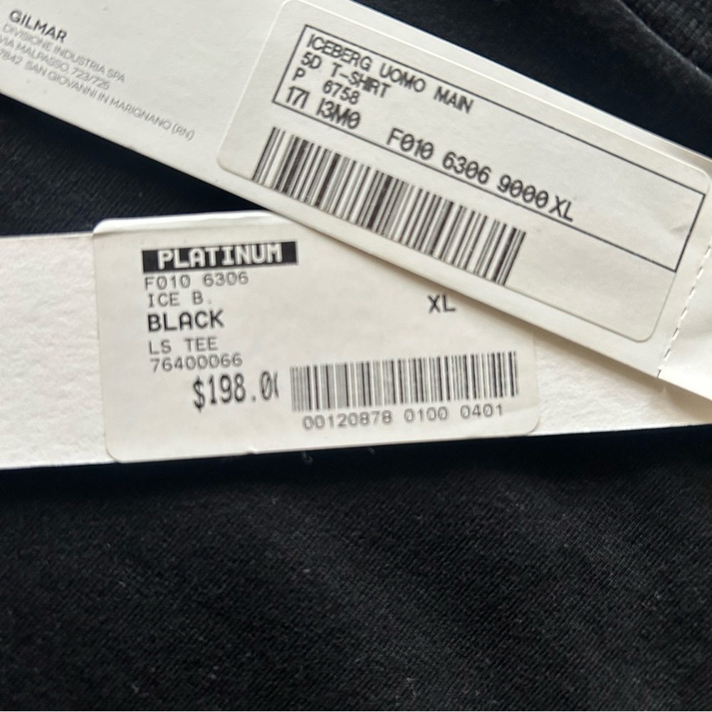 Iceburg Platinum Popeye | long sleeve t-shirt | Men XL | Brand New with Tags - Picture 4 of 9